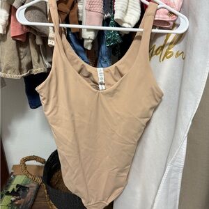 lululemon athletica Beige Bodysuit